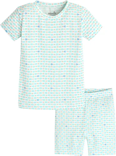 Vista 7 de moimoln - Pijamas unisex para bebés, niños y niñas, ligeros, de viscosa fresca para el verano, ajuste cómodo, para niños de 12m a 5T Long_forest