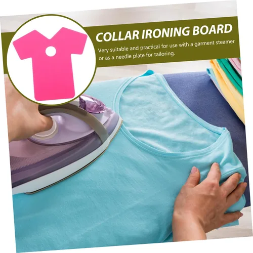 Vista 4 de Tabla de planchar de manga de plástico, herramienta de planchado compacta para presionar sin esfuerzo de cuello y mangas para uso doméstico