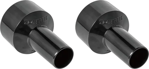 Vista 8 de POWERTEC 70140 Reductor de manguera de 2-1/2" a 1-1/4" - Unidad de conversión para accesorios de recolección de polvo, color negro