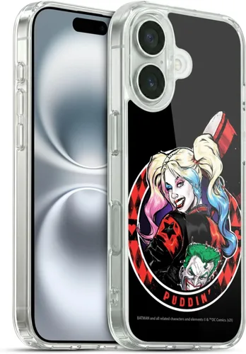 Vista 83 de Head Case Designs Funda de gel suave con licencia oficial de Batman DC Comics Bubblegum Harley Quinn Graphics compatible con Apple iPhone 7
