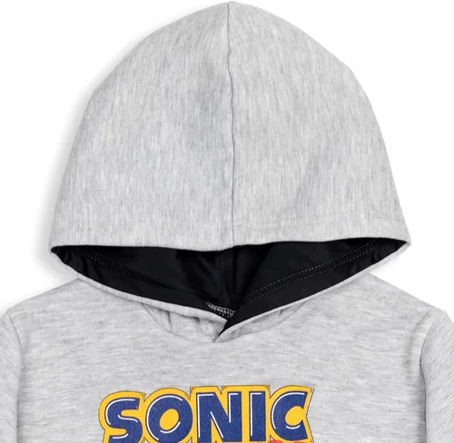 Vista 5 de SEGA Sonic the Hedgehog Tails Knuckles - Sudadera con capucha para niños pequeños y grandes