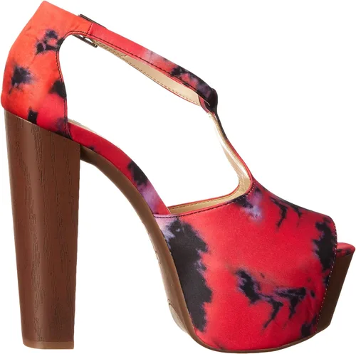Vista 6 de Jessica Simpson Sandalias de plataforma con tacón floral Dany 3 para mujer