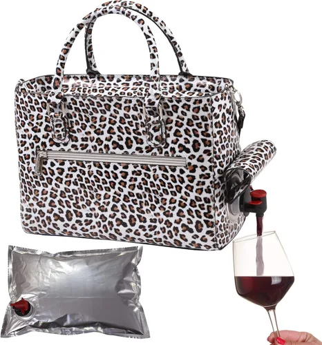 Vista 10 de Primeware – Bolsa aislante para bebidas con bolsa de 3 litros Almacenamiento térmico caliente y frío Dispensador portátil para vino, cócteles