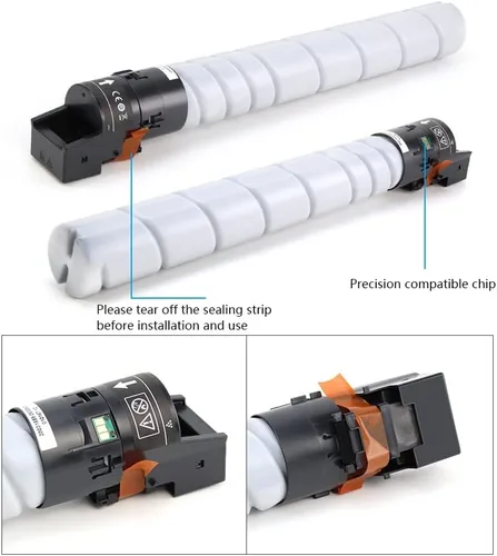 Vista 3 de TN626 TN628 Cartuchos de tóner para Konica Minolta TN-626K TN-628K Bizhub 450i 550i 650i Laster Printer Toner AC79030 Alto Rendimiento 29000