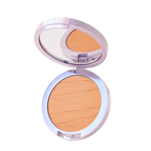 Vista 16 de tarte face tape polvo compacto – Polvo impermeable de cobertura media con ácido hialurónico, hongo de nieve y péptidos para suavizar y fijar