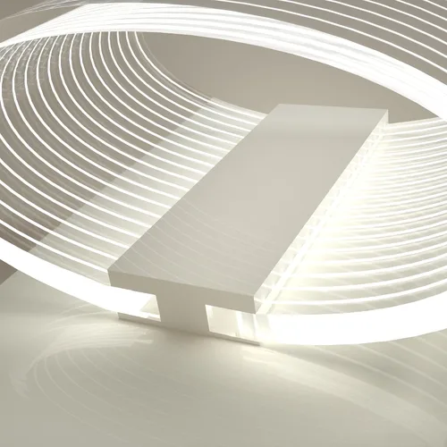Vista 5 de URSOLA Aplique de pared LED con pantalla ovalada lineal elegante 110 voltios, lámpara de pared cableada de 4000 K, apliques de iluminación de pared
