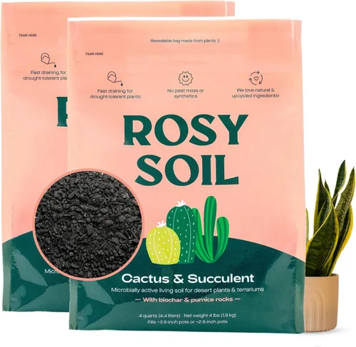 Vista 14 de Rosy Soil Plant Food, fertilizante orgánico para plantas de interior, 4 cuartos de galón Microbially Active Organic Indoor Plant Food, with