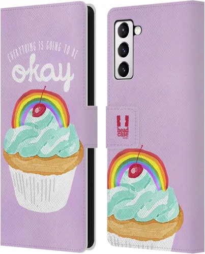 Vista 130 de Head Case Designs Assortment Cupcakes Happiness Leather Wallet Case Compatible with Samsung Galaxy A07 4G Surtido