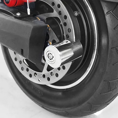 Vista 4 de Bloqueo de bicicleta, bloqueo de freno de disco adecuado para bicicletas y motocicletas (G01)