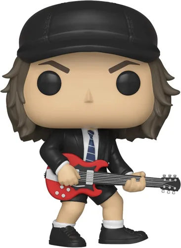 Vista 2 de Funko Pop Rocks: AC/DC - Agnus Angus Young - 1/6 probabilidades para variante de persecución rara - (los estilos pueden variar) - Figura de vinilo