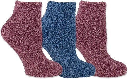 Vista 14 de Dr. Scholl's Calcetines de invierno Fairisle para mujer, surtido negro, 4-10, paquete de 3