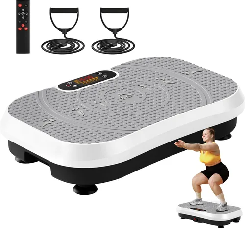 Vista 10 de SoftGym Máquina de ejercicios con placa de vibración para drenaje linfático Negro
