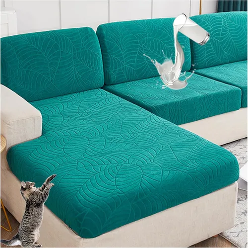 Vista 43 de Fundas de cojín para asiento de sofá, impermeables, de alta elasticidad, universal, elástica, fundas de cojín de repuesto para cojines individuales