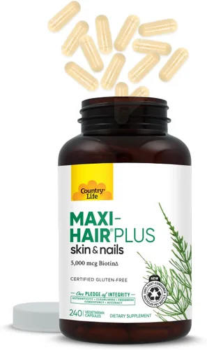 Vista 8 de Country Life Maxi-Hair Plus 240 tapas vegetales
