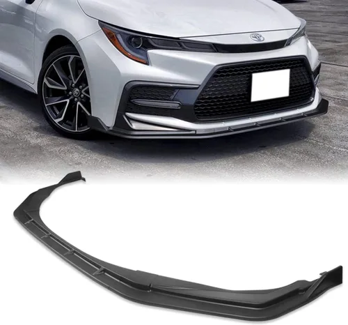 Vista 9 de Q1-TECH, borde de parachoques delantero compatible con Toyota Corolla XSE/SE 2020-2025 solamente, alerón de parachoques delantero, kit de divisor