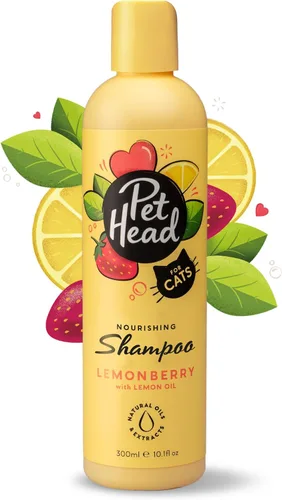 Vista 8 de Pet Head Felin' Good Cat - Espuma sin enjuague, aroma afrutado con aloe vera, champú seco para gatos malolientes, vegano, seguro para lamidas