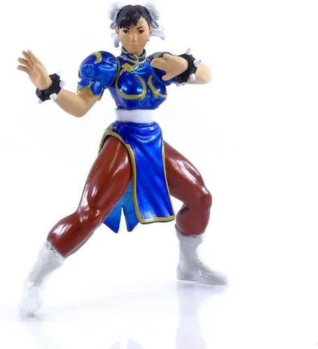 Vista 5 de Jada Street Fighter 1:24 1993 Mazda RX-7 - Coche fundido a presión y figura de Chun-Li de 2.75 pulgadas, juguetes para niños y adultos
