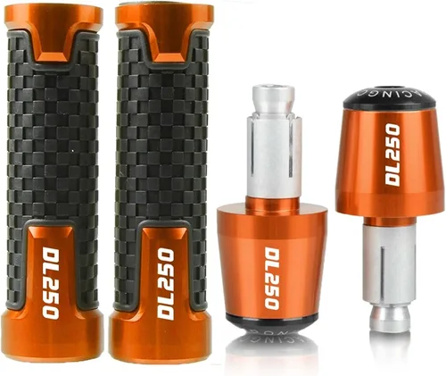 Vista 14 de Motorcycle for Suzuki DL250 V-Strom 2017 2018 2019 2020 2021 7/8'' 22mm DL 250 VSTROM Motorcycle Hand Grips Handle Handlebar Grip Ends Plug