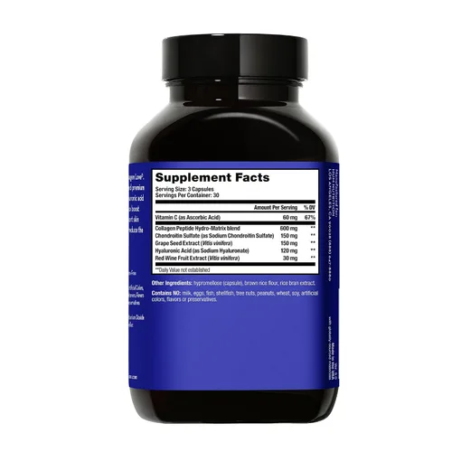 Vista 2 de HUM Suplemento de colágeno Love Skin - Péptidos de colágeno con ácido hialurónico y vitamina C para apoyar la piel firme y ayudar a minimizar