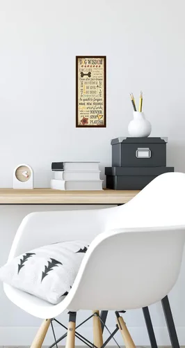 Vista 2 de Buyartforless Arte de pared enmarcado para trabajo, beige
