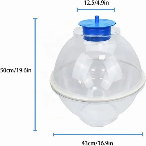 Vista 4 de Máquina de rellenar globos, kit de herramientas para rellenar globos con bomba expansora de globos y 9 accesorios, máquina de envoltura de regalo