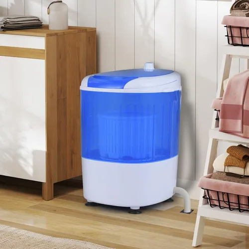 Vista 2 de ARLIME Mini lavadora y secadora, mini lavadora de lavandería de 5.5 libras Azul