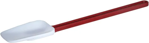 Vista 7 de Winco Cuchara Espátula de silicona, 10 pulgadas, color blanco, mediano