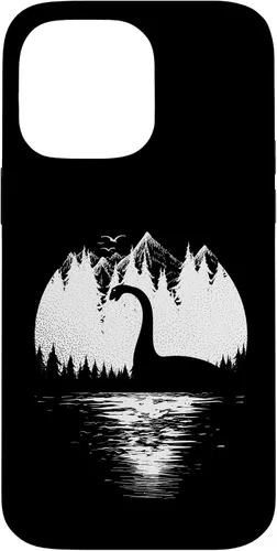 Vista 21 de Loch Ness Monster for Kids Men Women! Nessie Lake Mountains Case for iPhone 16