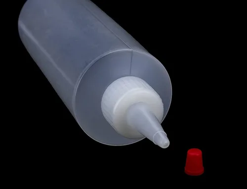 Vista 4 de BRIGHTFROM Botellas exprimibles para condimentos, 8 onzas, tapa superior roja, a prueba de fugas, para salsa de tomate, mostaza, jarabe, salsas