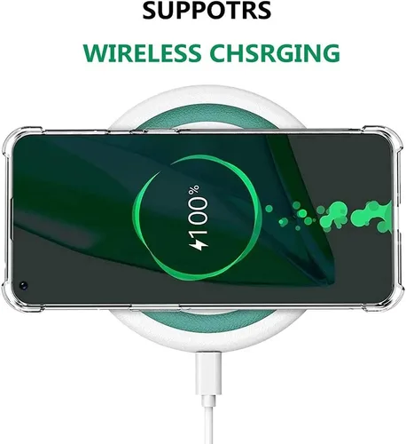 Vista 7 de iCoverCase Funda transparente para OnePlus 9 5G [compatible con versiones NA y de la UE], funda protectora de esquina a prueba de golpes, funda