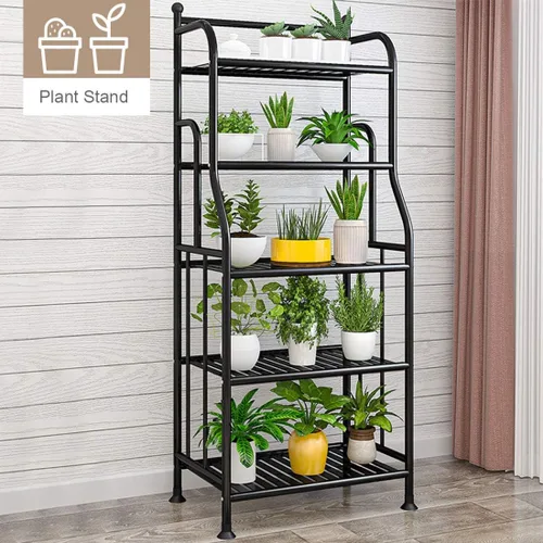 Vista 2 de Estantería para panaderos, estantes de almacenamiento de metal, organizador de estante de lavandería, estantes de pie para lavandería, cocina, baño