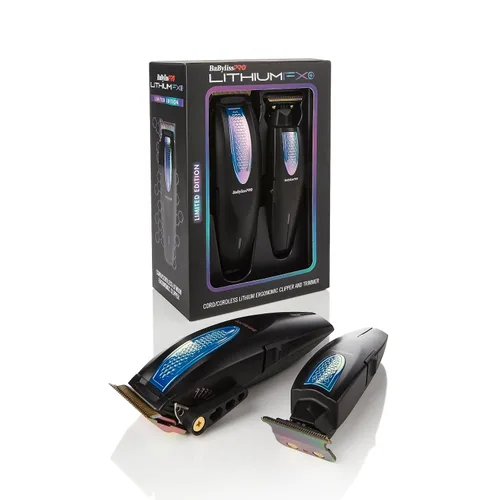 Vista 10 de BaBylissPRO LithiumFX Cord/Cordless Lithium Ergonomic Hair Trimmers for Men