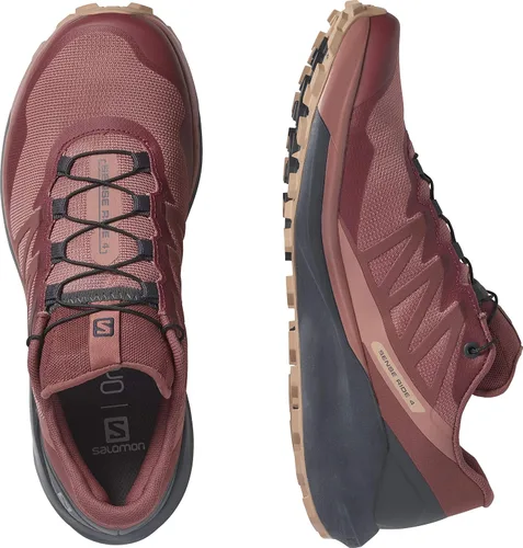 Vista 2 de Salomon Sense Ride 4 - Tenis de correr para mujer, Azul Blanco