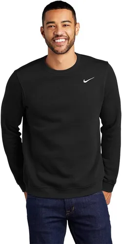 Vista 15 de Nike Club - Sudadera de vellón con cuello redondo para hombre