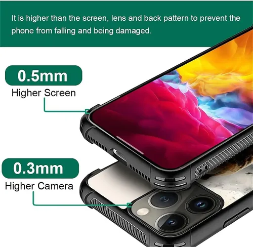 Vista 400 de Funda compatible con iPhone 15, diseño de elefantes africanos, diseño increíble a prueba de golpes, antiarañazos, carcasa trasera de policarbonato