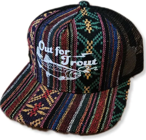 Vista 15 de ThatsRad Out for Trout Corduroy Snapback Sombrero Gorra Pesca con Mosca Pescador