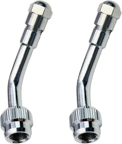 Vista 8 de Extensores de vástago de válvula, extensión de válvula de neumático Schrader de 45 grados, 90 grados, 135 grados, compatible con ruedas duales
