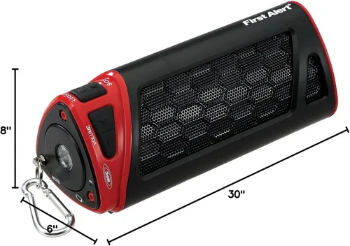 Vista 2 de First Alert SFA900 - Altavoz Bluetooth portátil para exteriores
