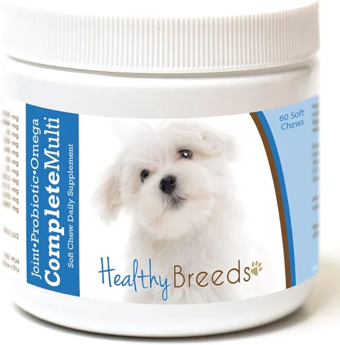 Vista 195 de Healthy Breeds Affenpinscher todo en uno multivitamínico suave masticable 60