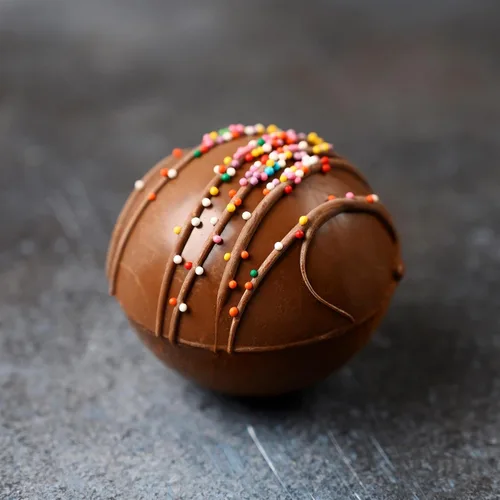 Vista 6 de Cybrtrayd Molde de caramelo de chocolate con bomba de baño con instrucciones exclusivas para moldeo de chocolate con derechos de autor de Cybrtrayd