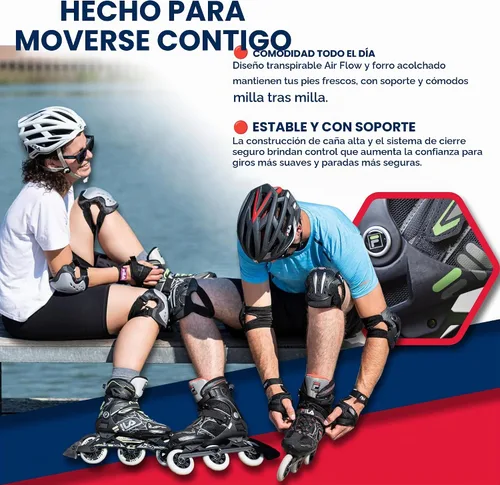 Vista 4 de FILA Legacy Pro 100 Inline Speed Skates for Women - Indoor/Outdoor Rinks For Training, Precision, Performance and Stability