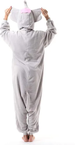 Vista 5 de Beauty Shine Disfraz unisex de dibujos animados para adultos Halloween Navidad pijamas de peluche para cosplay