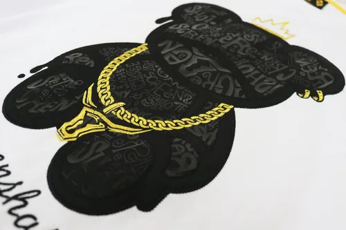 Vista 22 de SCREENSHOT Sudadera urbana de forro polar para hombre, diseño de dibujos animados de animación, parche bordado de gel