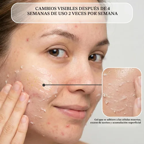 Vista 3 de Peeling facial Vivo per Lei, Paquete de 1, Blanco