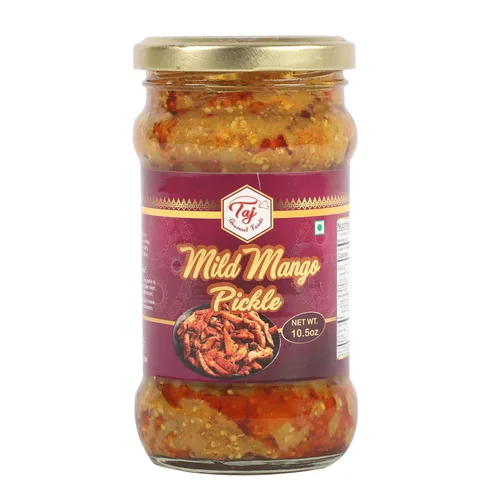 Vista 9 de TAJ - Pepinillo de mango picante, acar de mango picante 10.5 oz (300 g)
