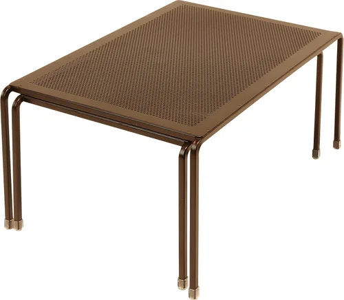 Vista 6 de Deco Brothers - Organizador de estantes ampliables para cocina y mostrador Bronce