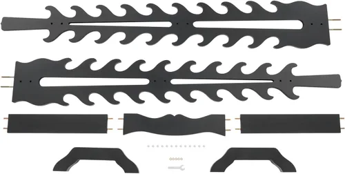Vista 8 de Katana - Soporte para espada Soporte de piso de exhibición de espada de 20 niveles Soporte de bambú samurái Katana Soporte de piso resistente