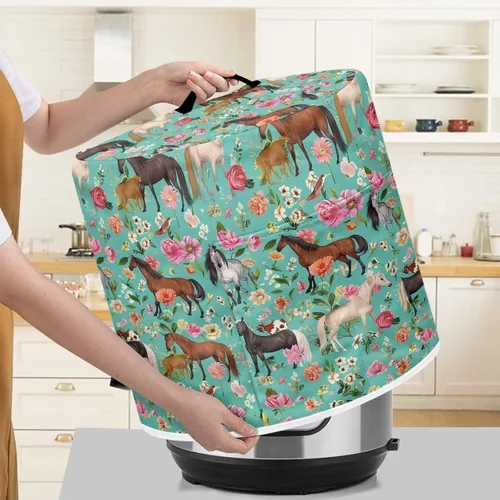 Vista 53 de Flashideas Cherry Love - Funda para olla a presión con bolsillo de almacenamiento compatible con olla instantánea de 8 cuartos de galón, accesorios