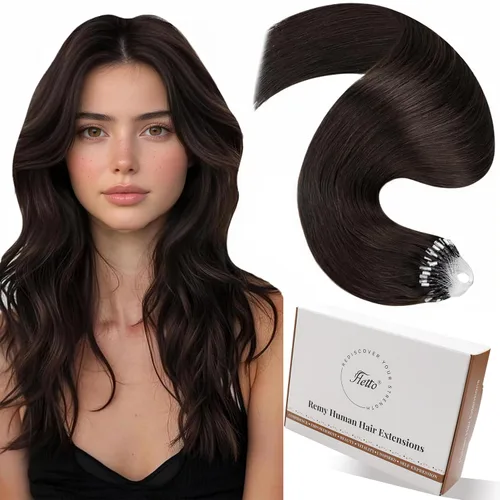 Vista 50 de 【Descuento】Hetto - Extensiones de cabello con cinta adhesiva, 40g, extensiones de cabello humano, color rubio ceniza oscuro degradado a rubio medio