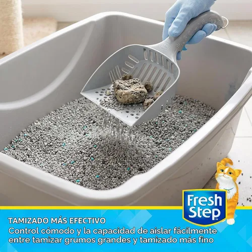 Vista 2 de Fresh Step Cuchara de arena para gatos todo en uno con mango ergonómico